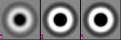 Iterative views of an image centering algorithm