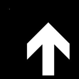 Picture of a shifted arrow-like particle